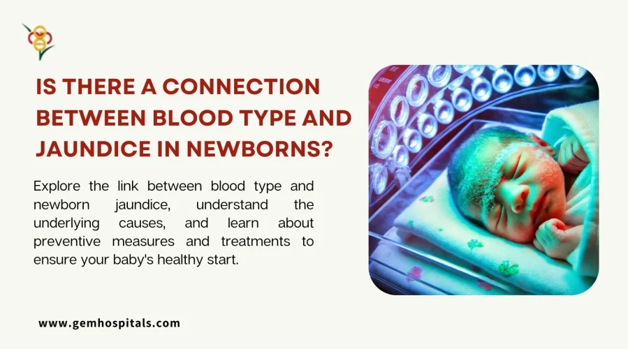 Is there a connection between blood type and jaundice in newborns?