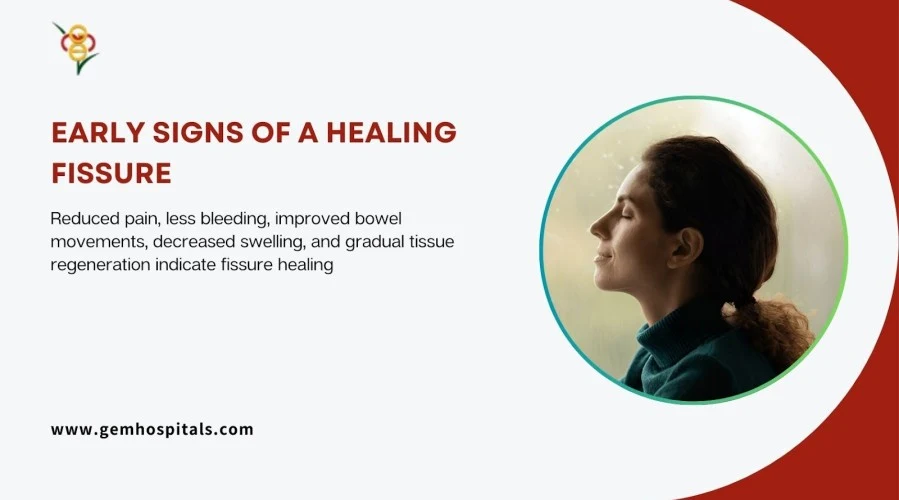 Early Signs of a Healing Fissure