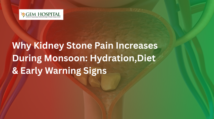 Why Kidney Stone Pain Increases During Monsoon: Hydration,Diet & Early Warning Signs