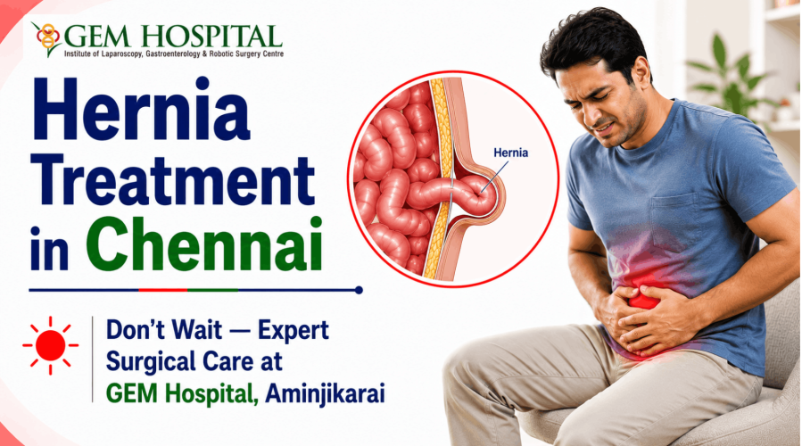 Don’t Ignore That Bulge: Expert Hernia Treatment in Chennai at GEM Hospital 